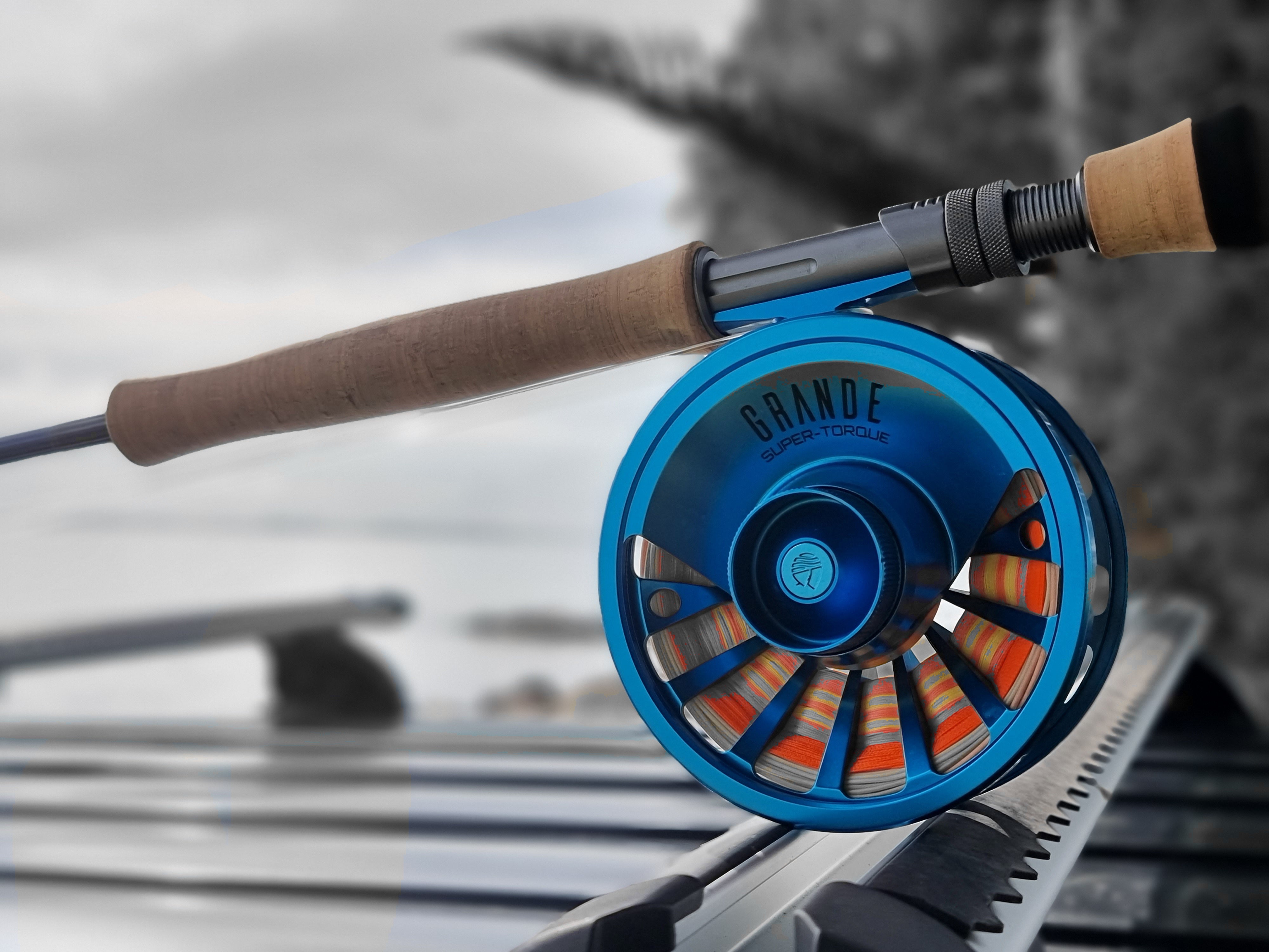 Guideline Vosso HD Fly Reel, Dark Azur