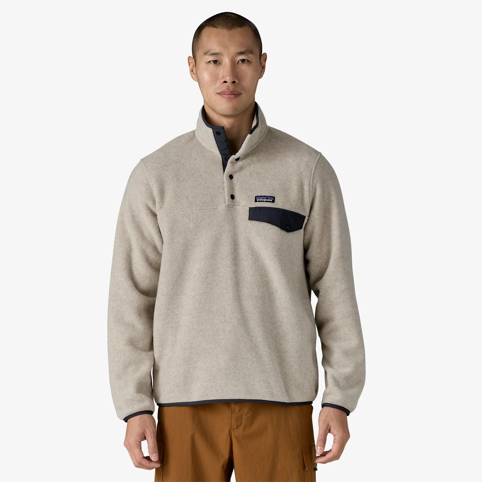 Patagonia Men's Lightweight Synchilla® Snap-T® Fleece Pullover - Sportinglife Turangi