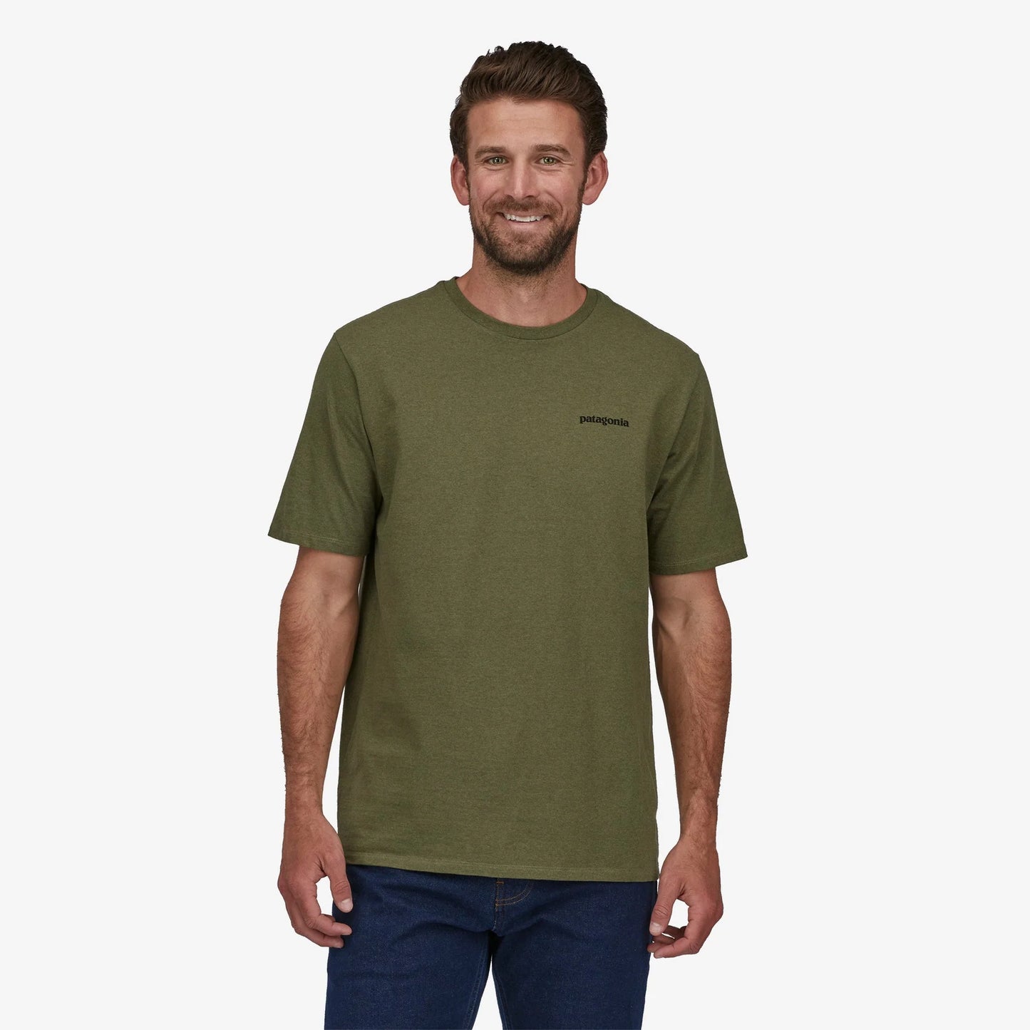 Patagonia Men's P-6 Logo Responsibility-Te - Sportinglife Turangi