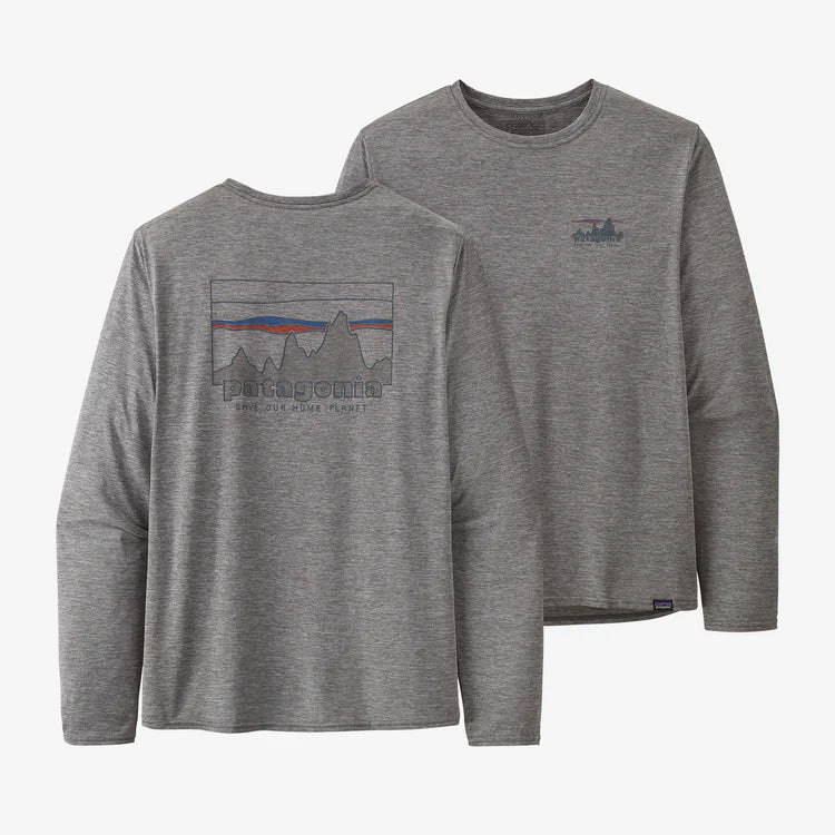 Patagonia Men's Long-Sleeved Capilene® Cool Daily Graphic Shirt - Sportinglife Turangi