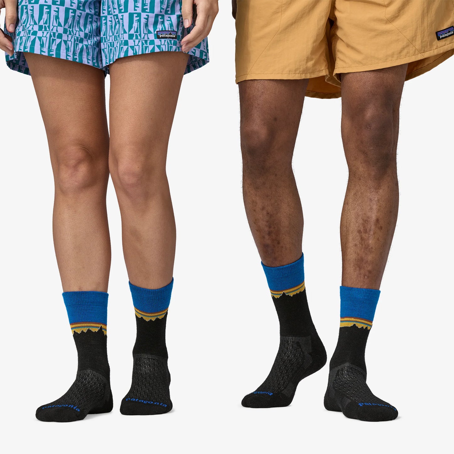 Patagonia Wool Crew Socks - Fitzroy Viking Blue