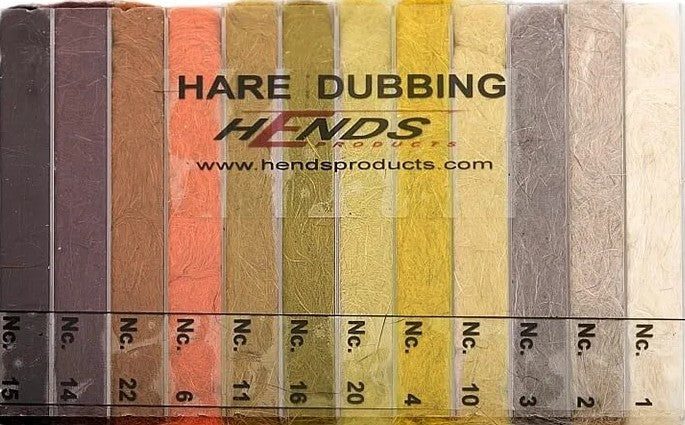 HENDS Hare Fur Dubbing Selection Box - Sportinglife Turangi