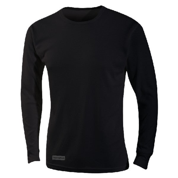 ThermaTech - Mens Long Sleeve Speed Dri Black - Sportinglife Turangi