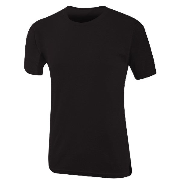 ThermaTech - Mens Short Sleeve Speed Dri Black - Sportinglife Turangi
