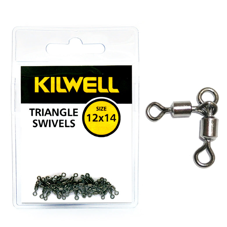 Kilwell Swivel Triangle Black size 12X14 - Sportinglife Turangi