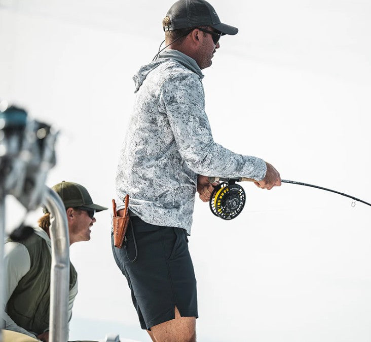 Simms Solarflex UPF50 Hoody | Back Eddy White - Sportinglife Turangi