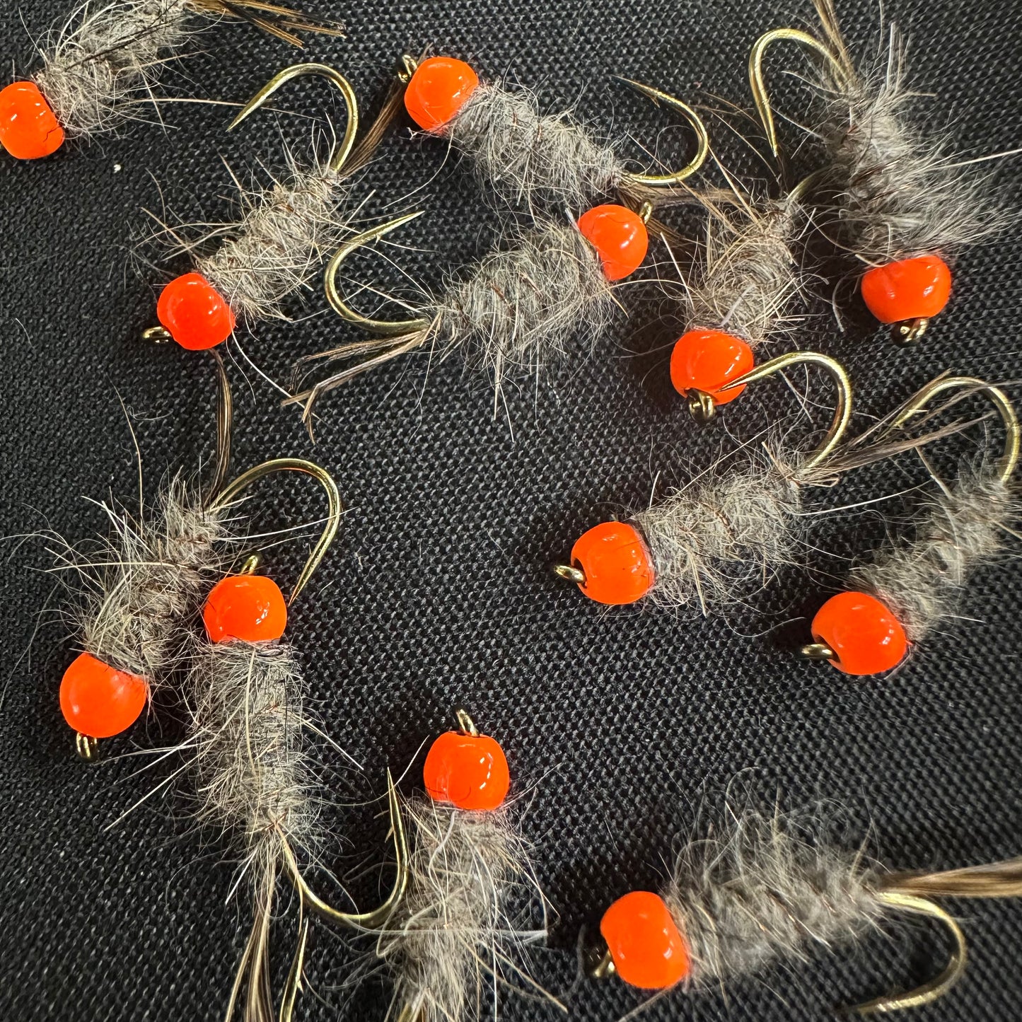 Orange Tungsten Bead Hare and Copper - Sportinglife Turangi