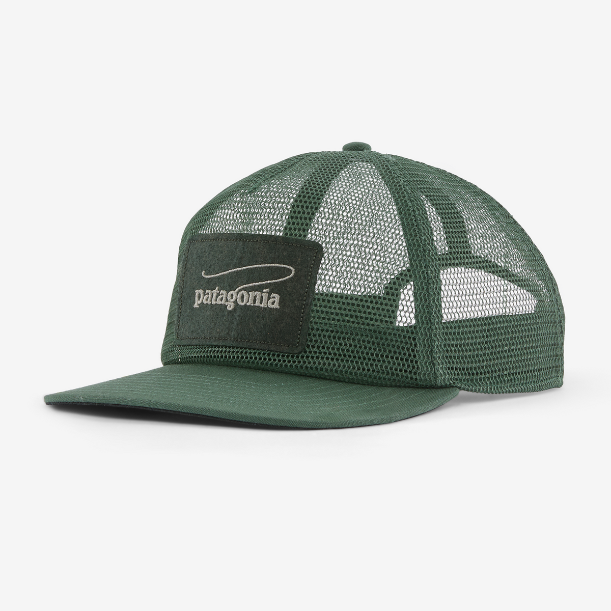 Patagonia Breezefarer Cap - Casting Logo Canopy Green Colour - Sportinglife Turangi