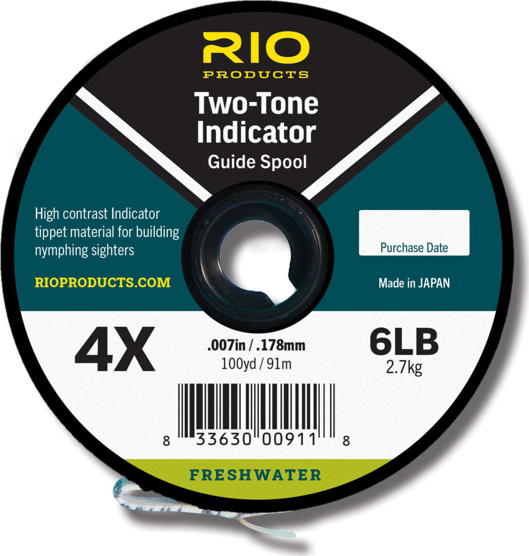 RIO Two Tone Indicator Tippet Black/White - Sportinglife Turangi