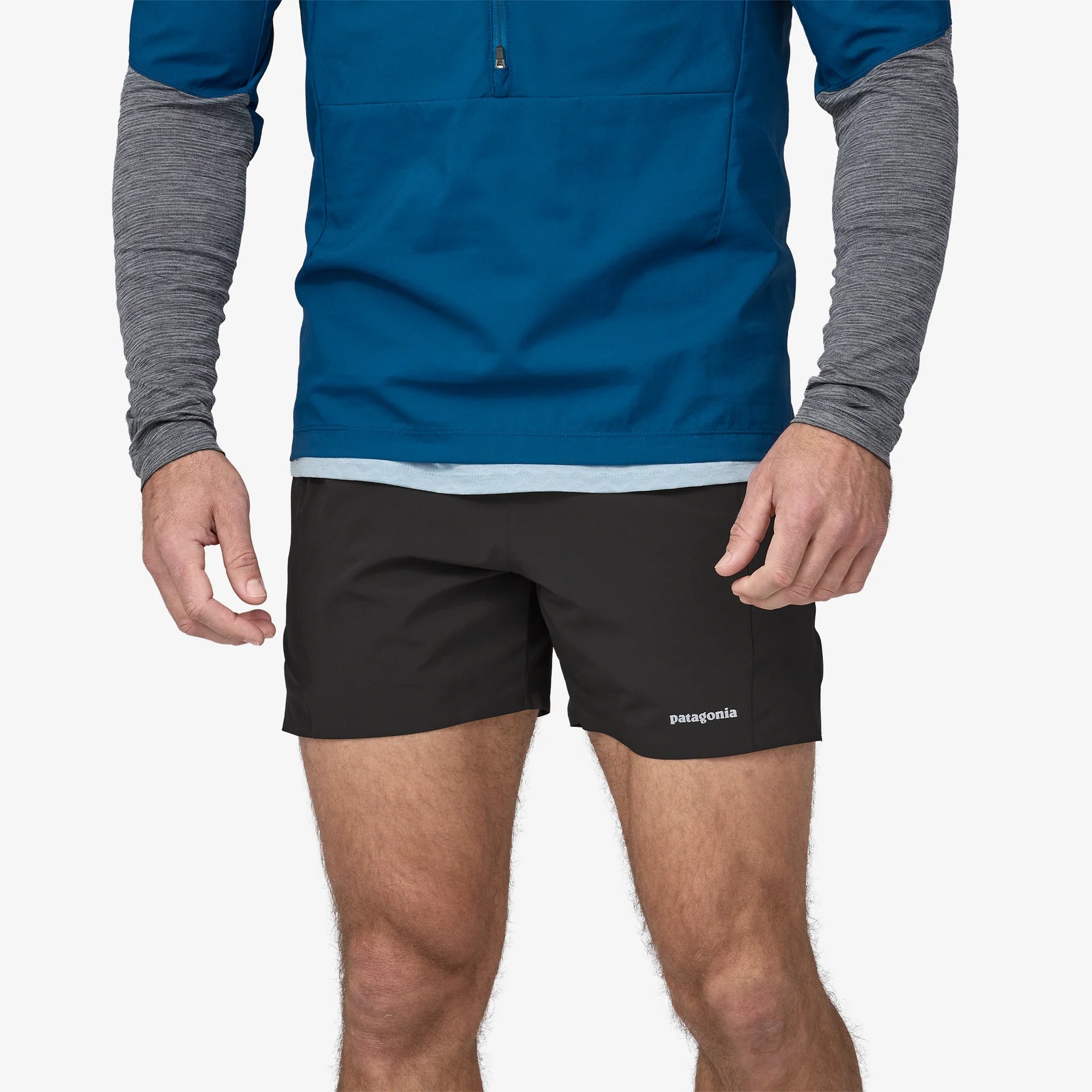 Patagonia Men's Strider Pro Shorts - 5" Black - Sportinglife Turangi