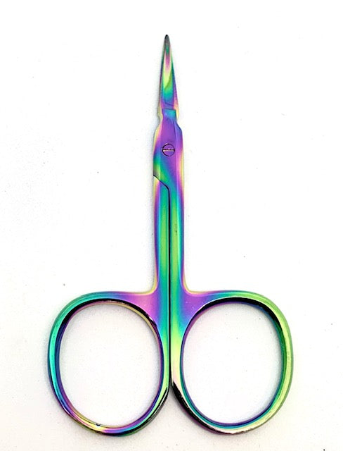 Premium Arrow Point Scissors Rainbow - Flytackle NZ
