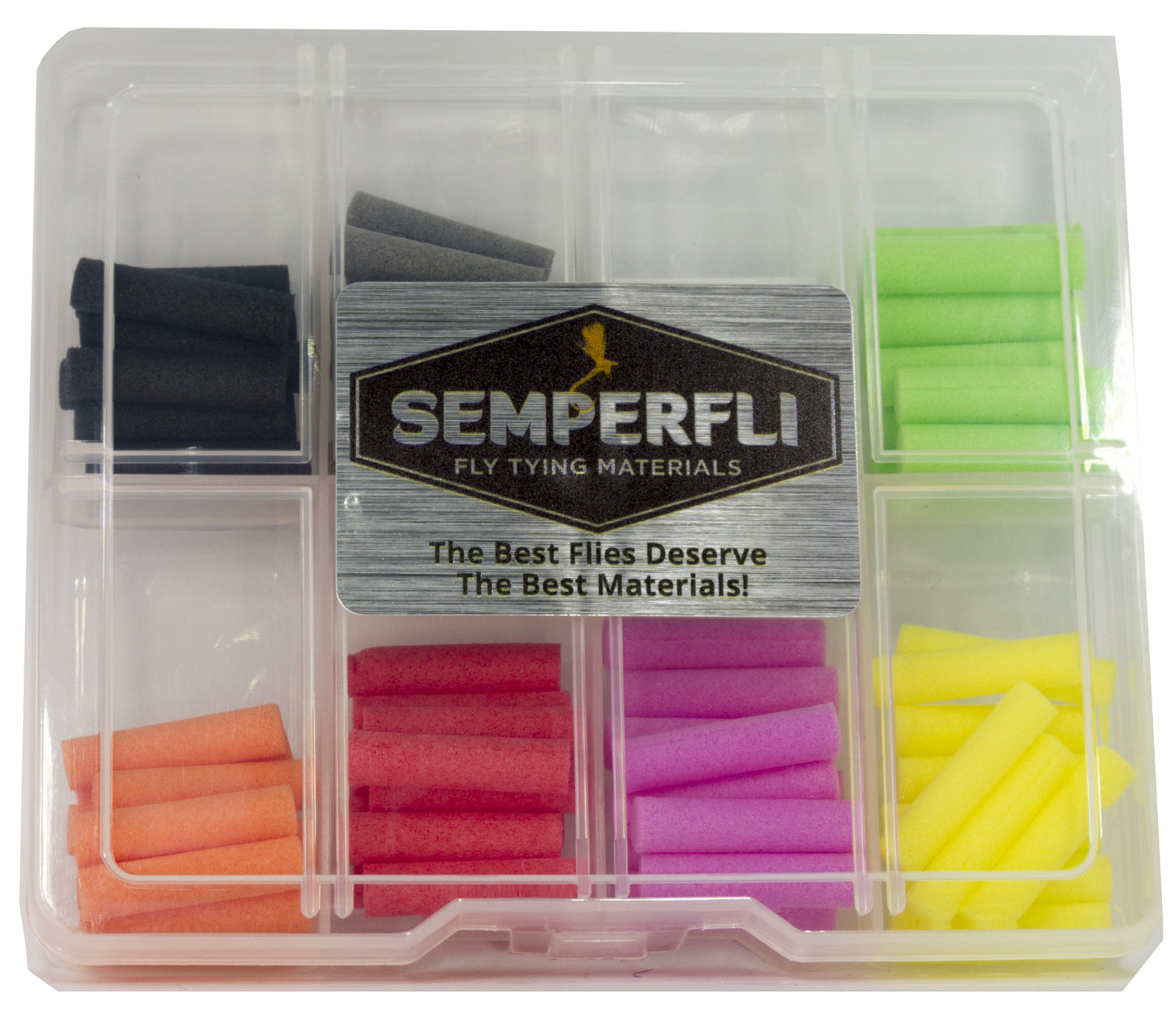 Semperfli 6mm Foam Tubes (Booby Eyes) - Sportinglife Turangi 