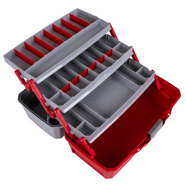 Flambeau Classic Tackle Box 3 Tray Red - Sportinglife Turangi