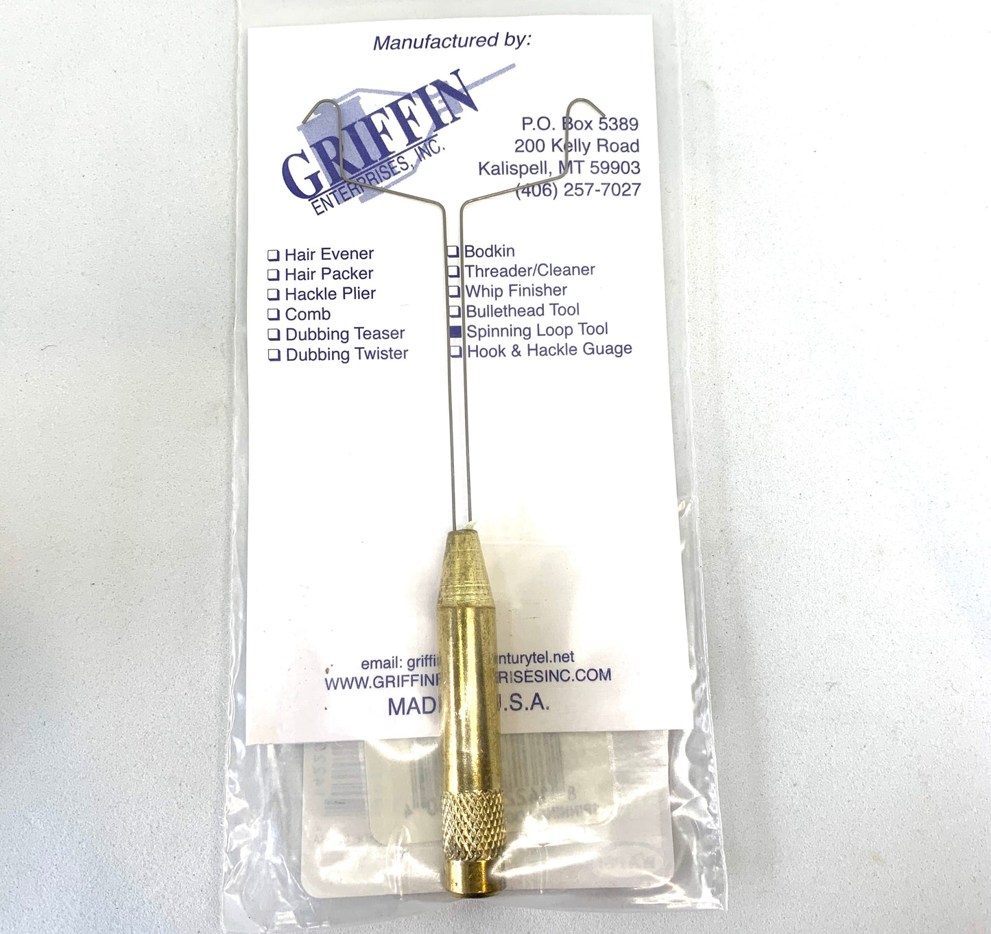 Griffin Spinning Loop Tool - Flytackle NZ