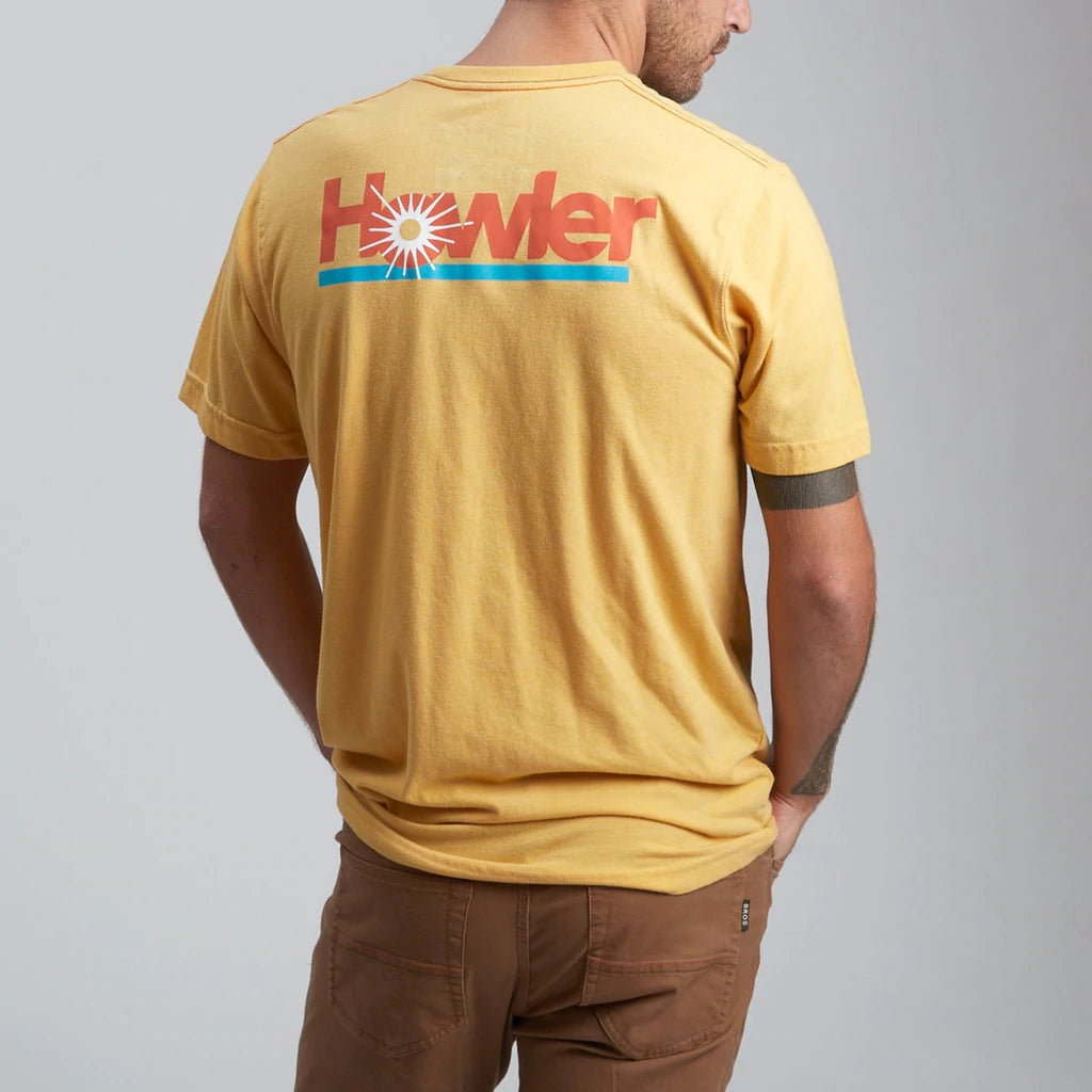 Howler Brothers Plantation Tee - Pale Yellow - Sportinglife Turangi