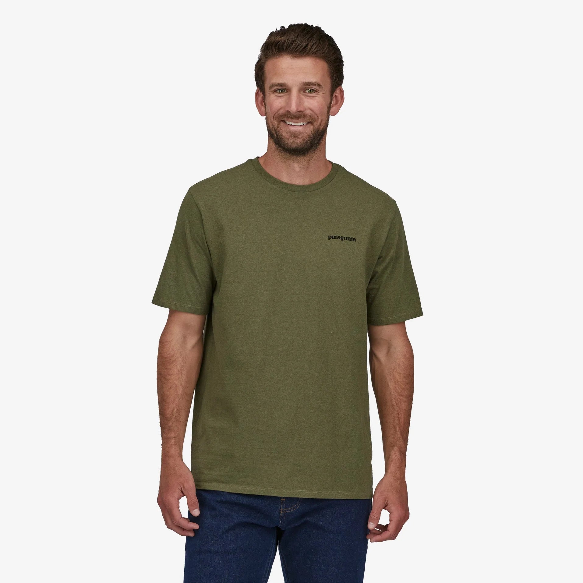 Patagonia Men's P-6 Logo Responsibility-Te - Sportinglife Turangi 