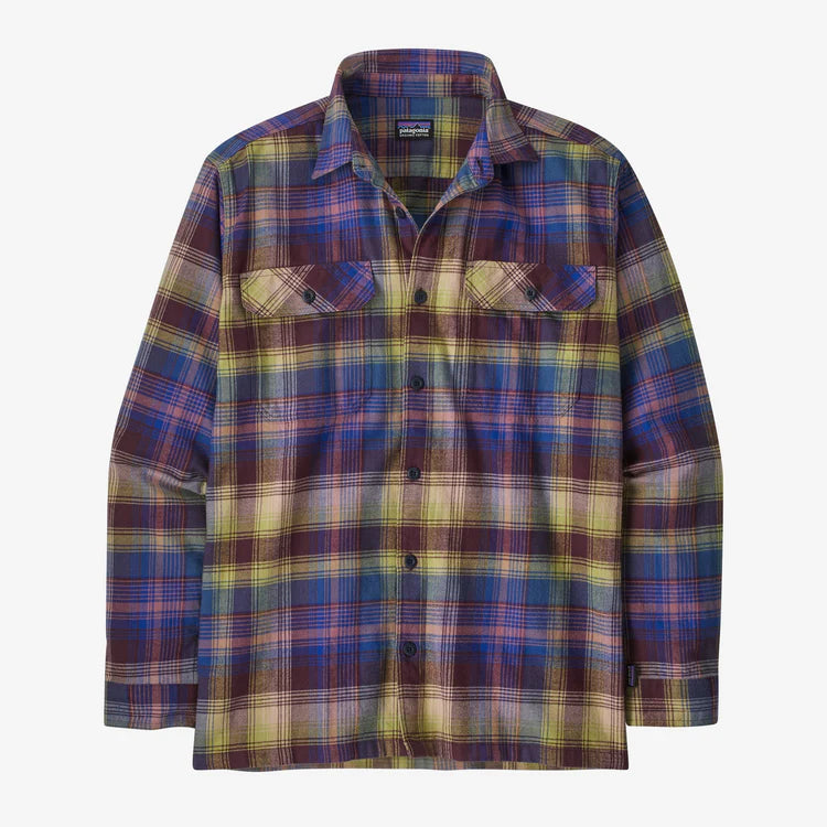 Patagonia Men's Long Sleeve Organic Cotton Midweight Fjord Flannel Shirt - Sportinglife Turangi 