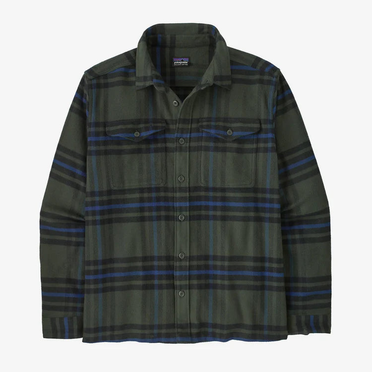 Patagonia Fjord Flannel Old Growth Green Colour