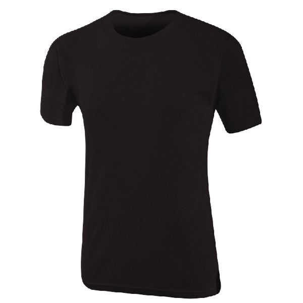 ThermaTech - Mens Short Sleeve Speed Dri Black - Sportinglife Turangi 