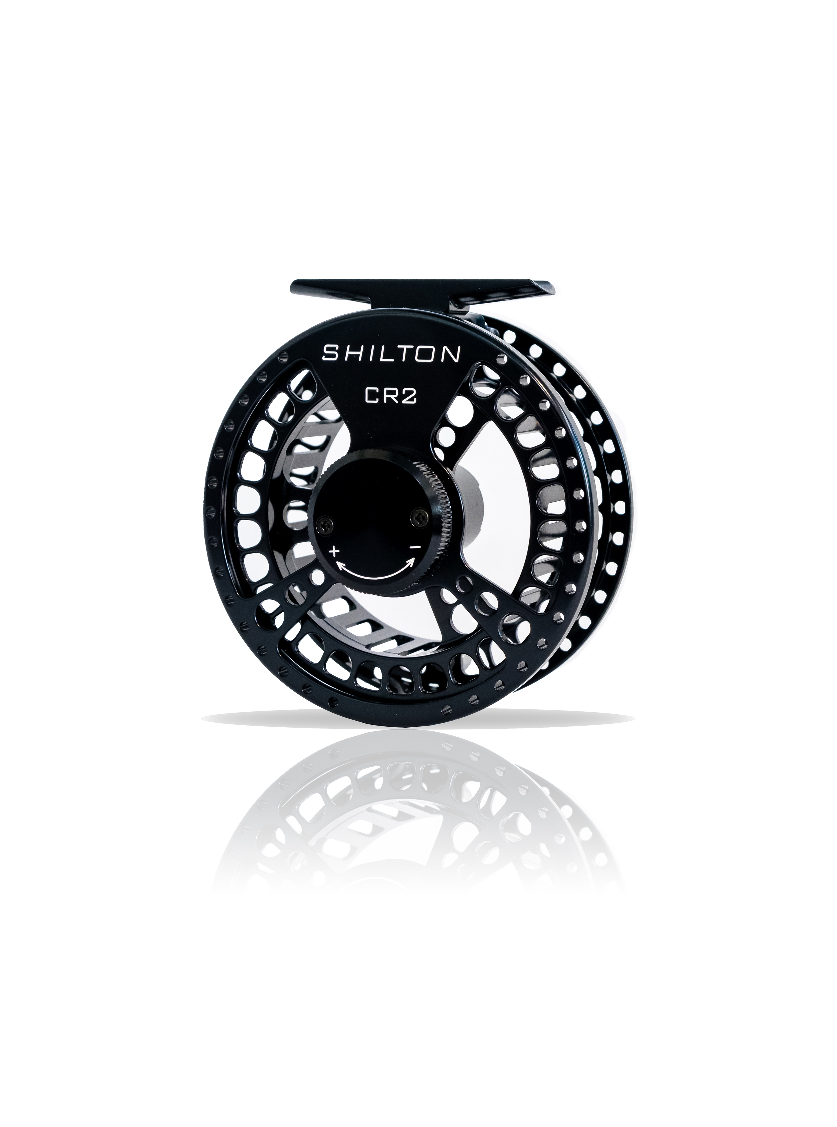 Shilton Reels Black CR2 Freshwater Reel - Left Hand Retrieve - Sportinglife Turangi 