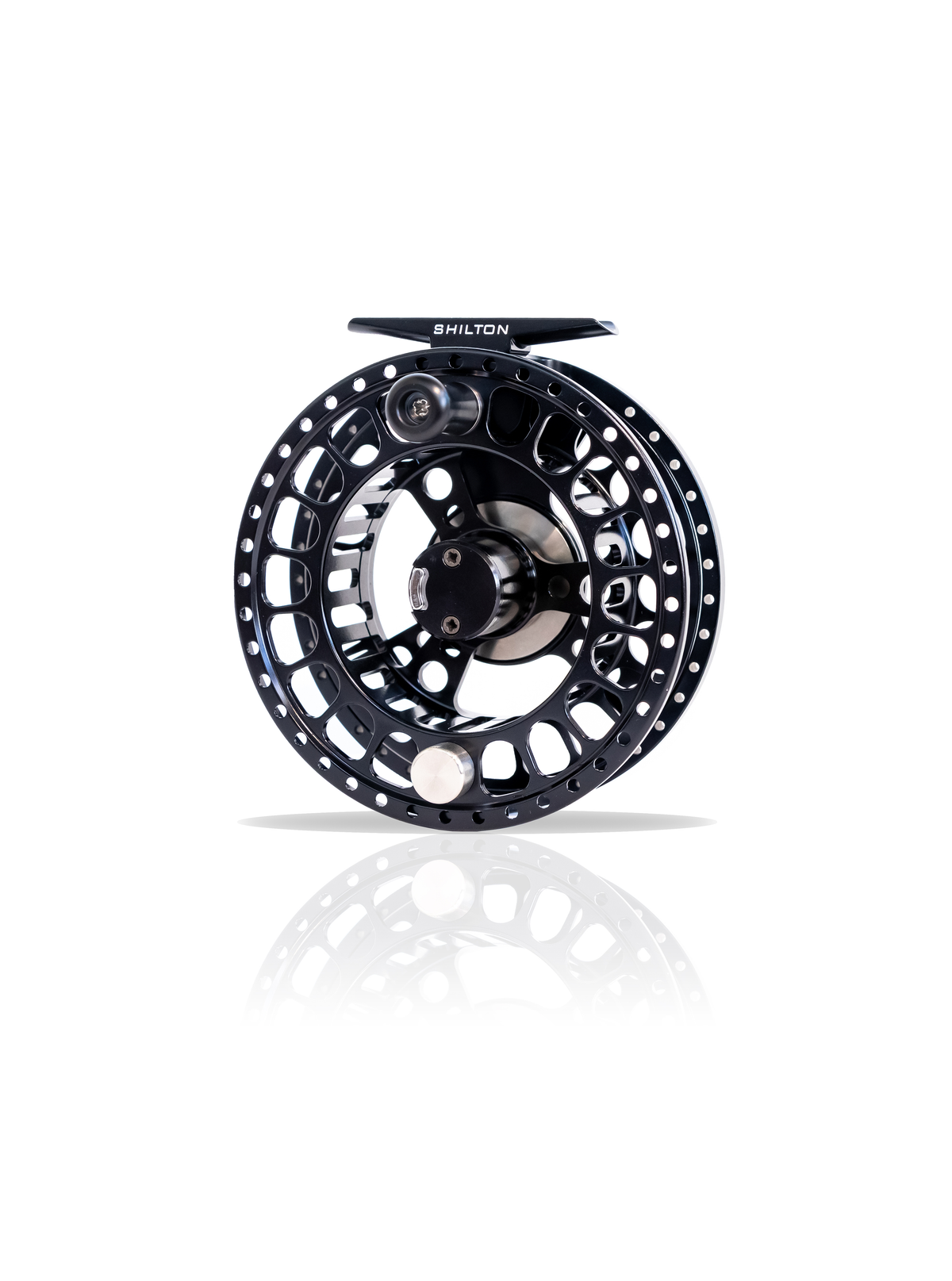 Shilton Reels Black CR4 Freshwater Reel - Left Hand Retrieve - Sportinglife Turangi 