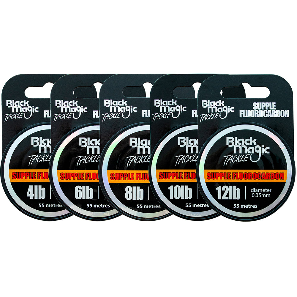 Black Magic Supple Fluorocarbon - Sportinglife Turangi 