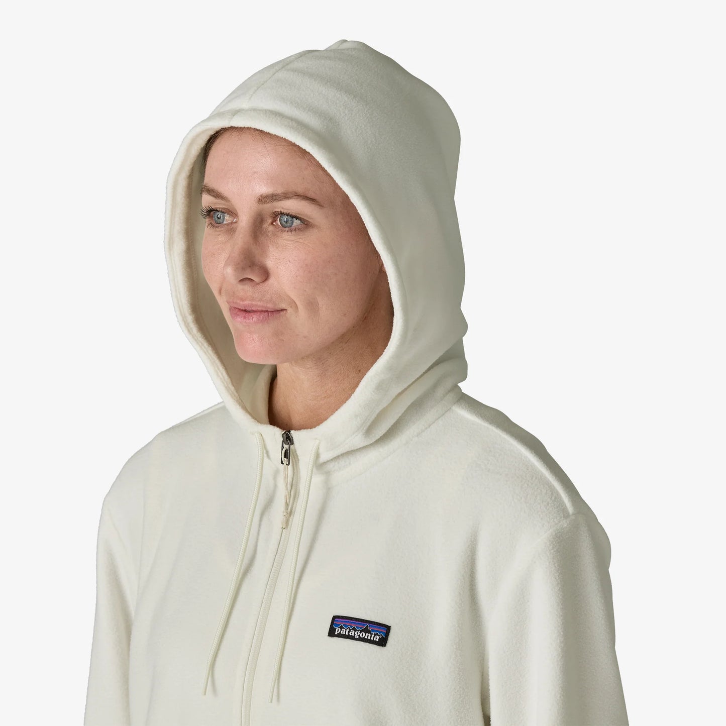 Patagonia Women's Micro D Fleece Hoody - Birch White