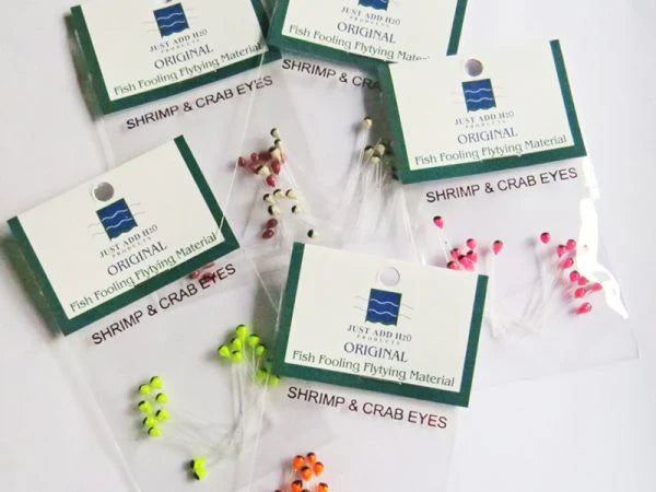 NEW Just Add H20 Shrimp & Crab Eyes (Saltwater Fly Tying)