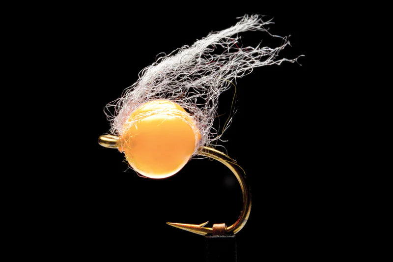 Manic Fly Collection - Death Roe Soft Egg #12 - Sportinglife Turangi 