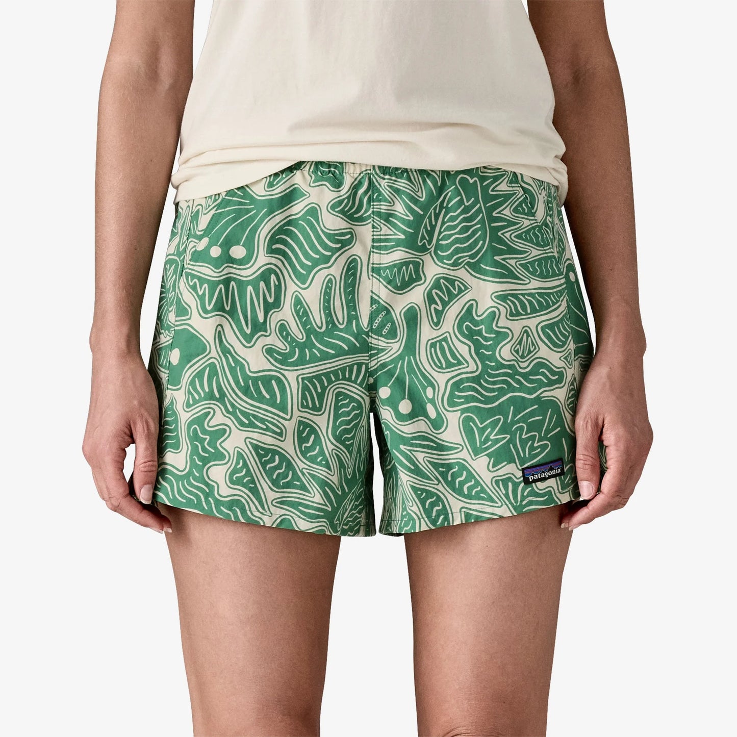 Patagonia Women's Baggies Shorts - 5" Heartleaf Green