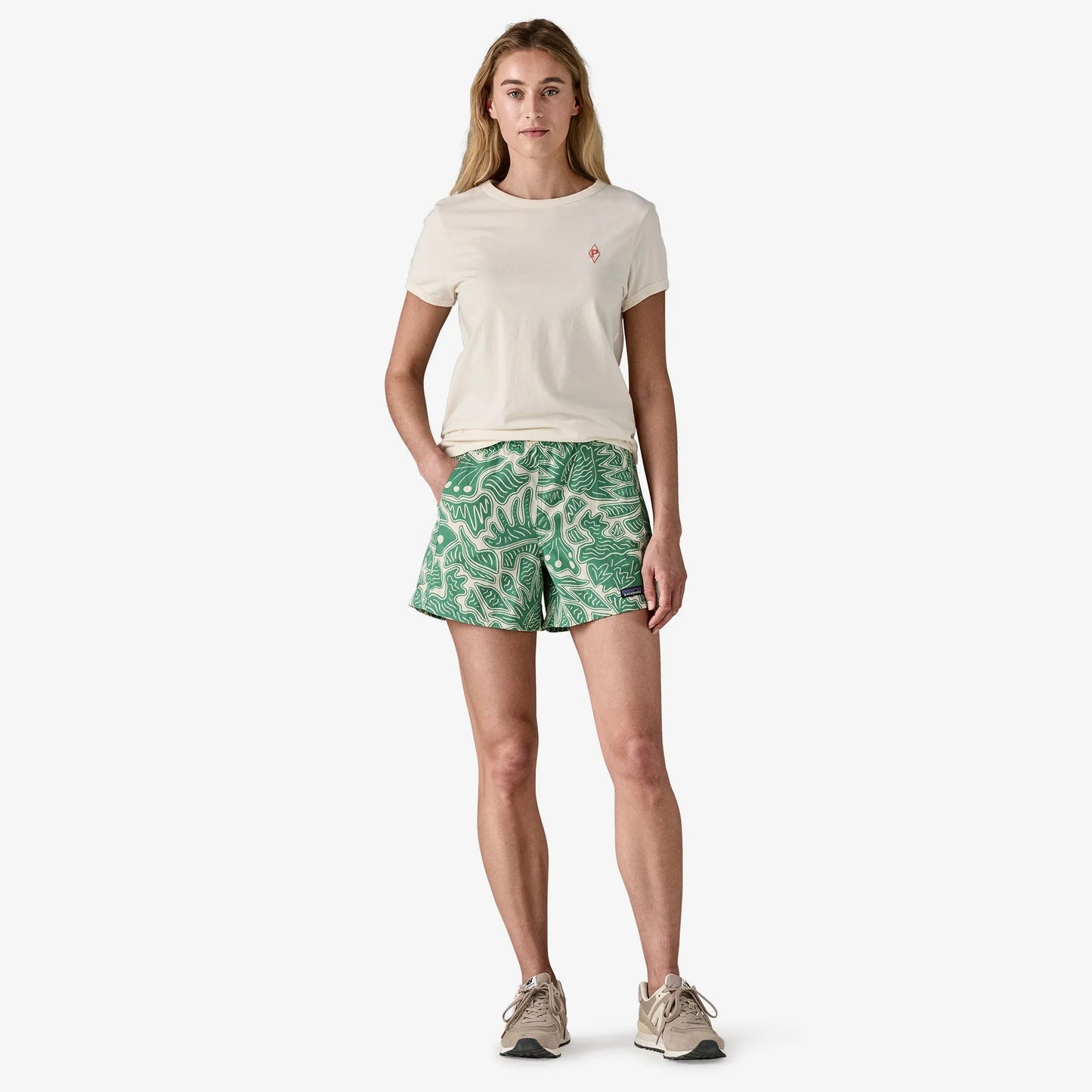 Patagonia Women's Baggies Shorts - 5" Heartleaf Green