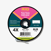Rio Two-Tone Indicator Tippet Pink/Yellow (Guide Spool) 100yds