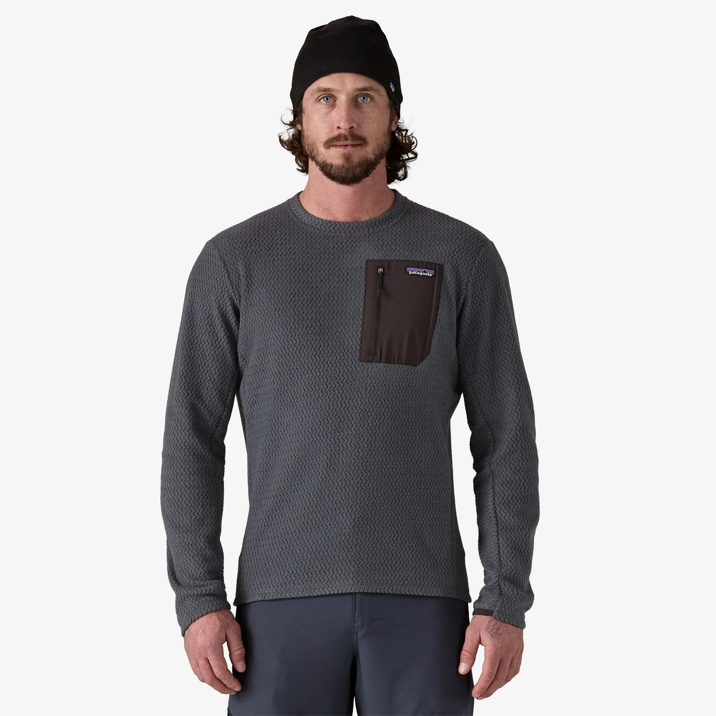Patagonia Men's R1 Air Fleece Crewneck - Smolder Blue