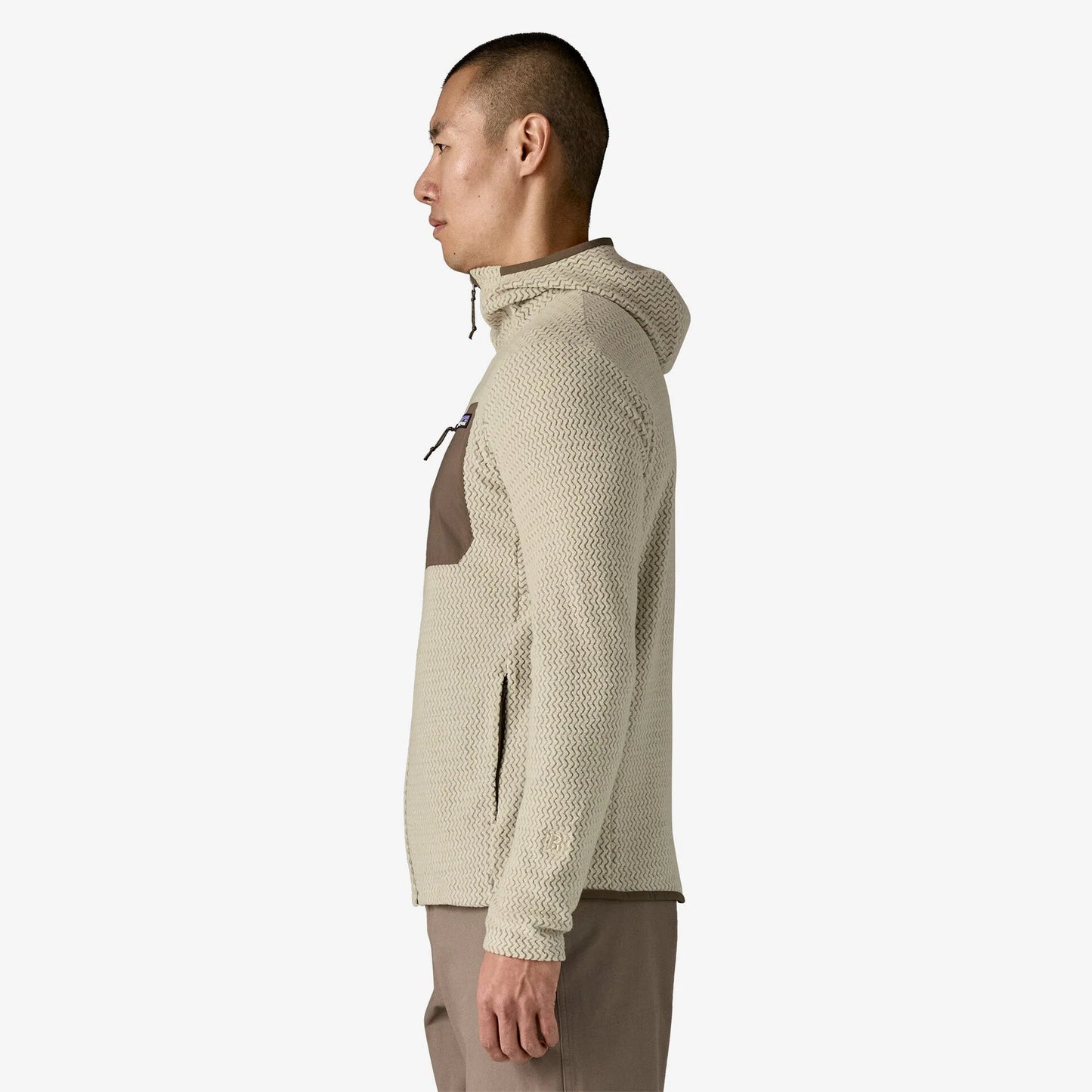 Patagonia R1 Men's Air Fleece Full-Zip Hoody - Pelican