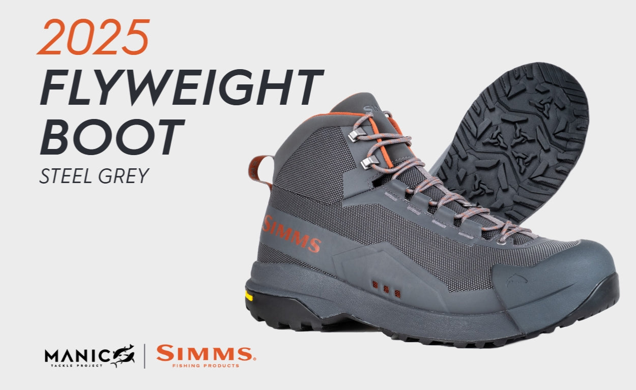 NEW 2025 Simms Flyweight Boot Steel Grey - Sportinglife Turangi 