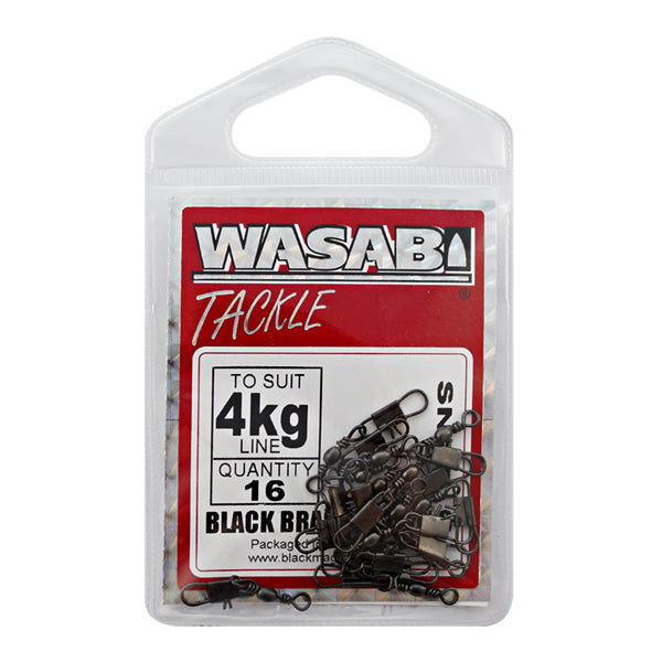 Wasabi Barrel Snap Swivel 4kg - Sportinglife Turangi 