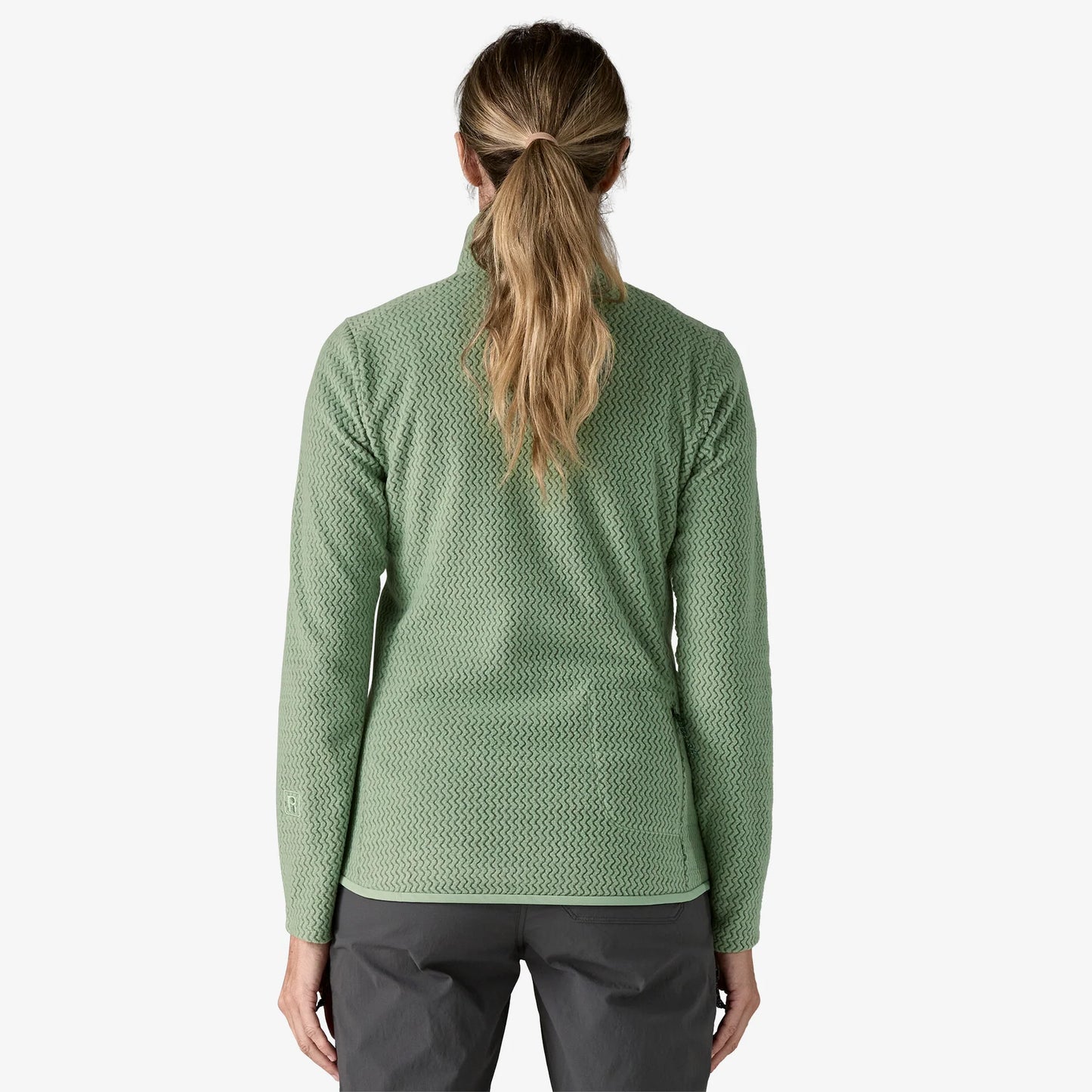 Patagonia Womens R1 Air Fleece Zip Neck - Elwood Green