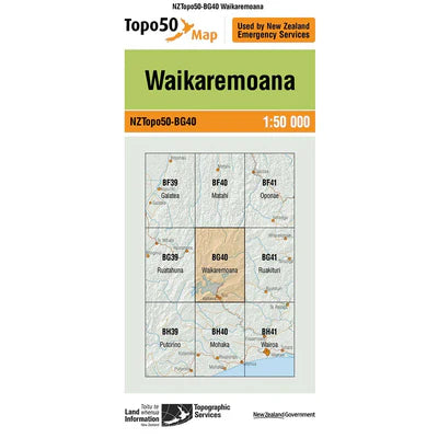 NZ Topo 50 Maps - Sportinglife Turangi 
