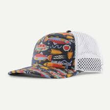 Patagonia Duckbill Trucker Hat - Salmon Energy - Sportinglife Turangi 