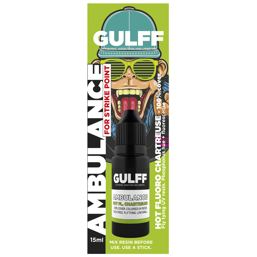 Gulff - Ambulance Chartreuse 15ml, Biodegradable UV Resin (Hotspot Chart.)