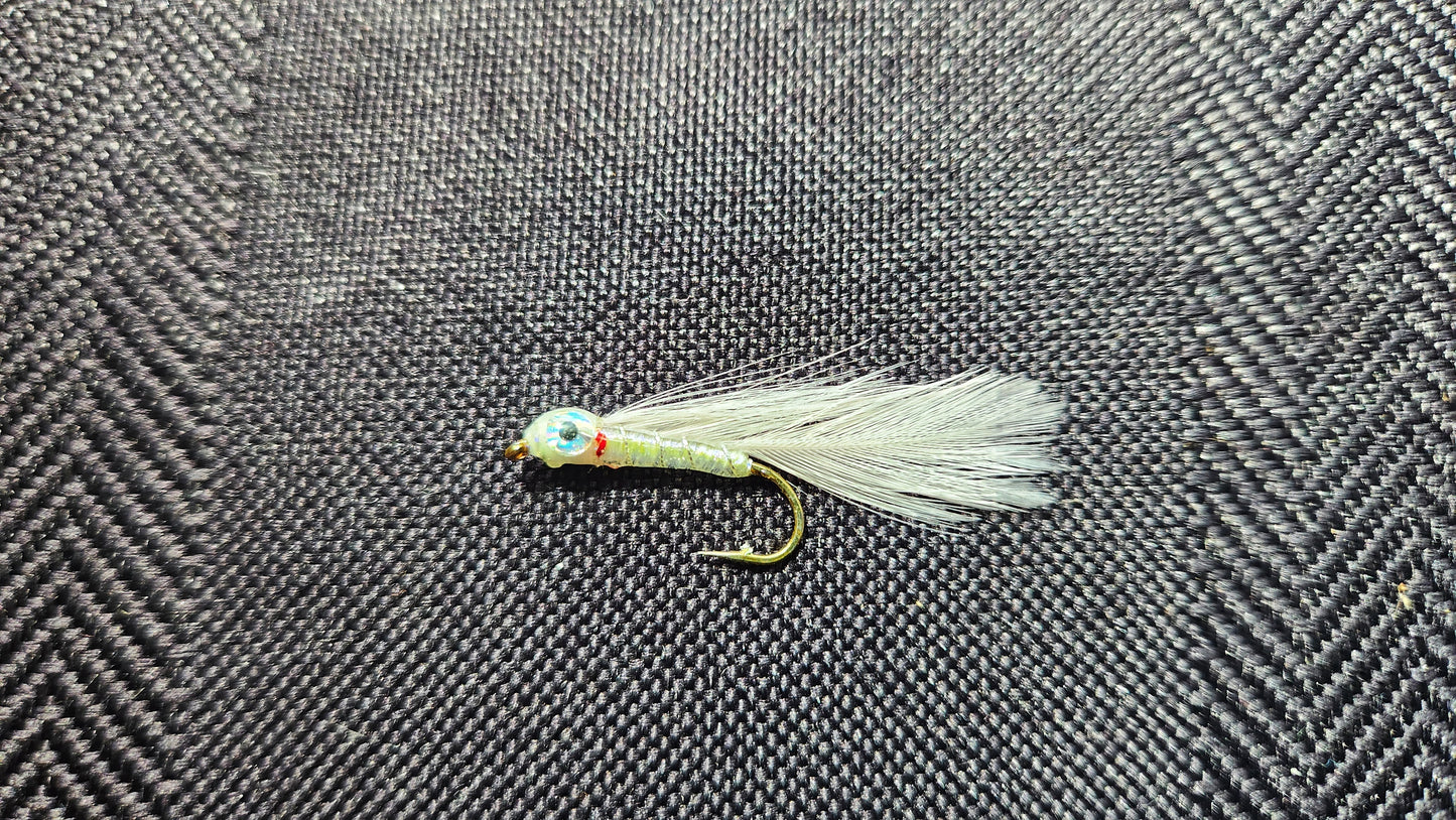 Pat Swift Flies - Epoxy Mini Gray Ghost U.V Pearl #10 Auckland Store Online - Sportinglife Turangi 