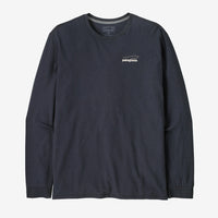 Patagonia Men's Casting Logo Responsibili-Tee Long Sleeve - Smolder Blue