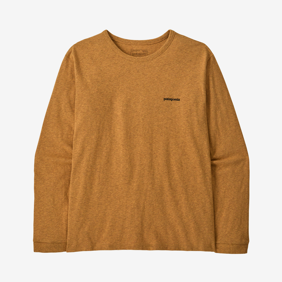 Patagonia Women's Long-Sleeved P-6 Logo Responsibili-Tee® - Dired Mango Colour - Sportinglife Turangi 