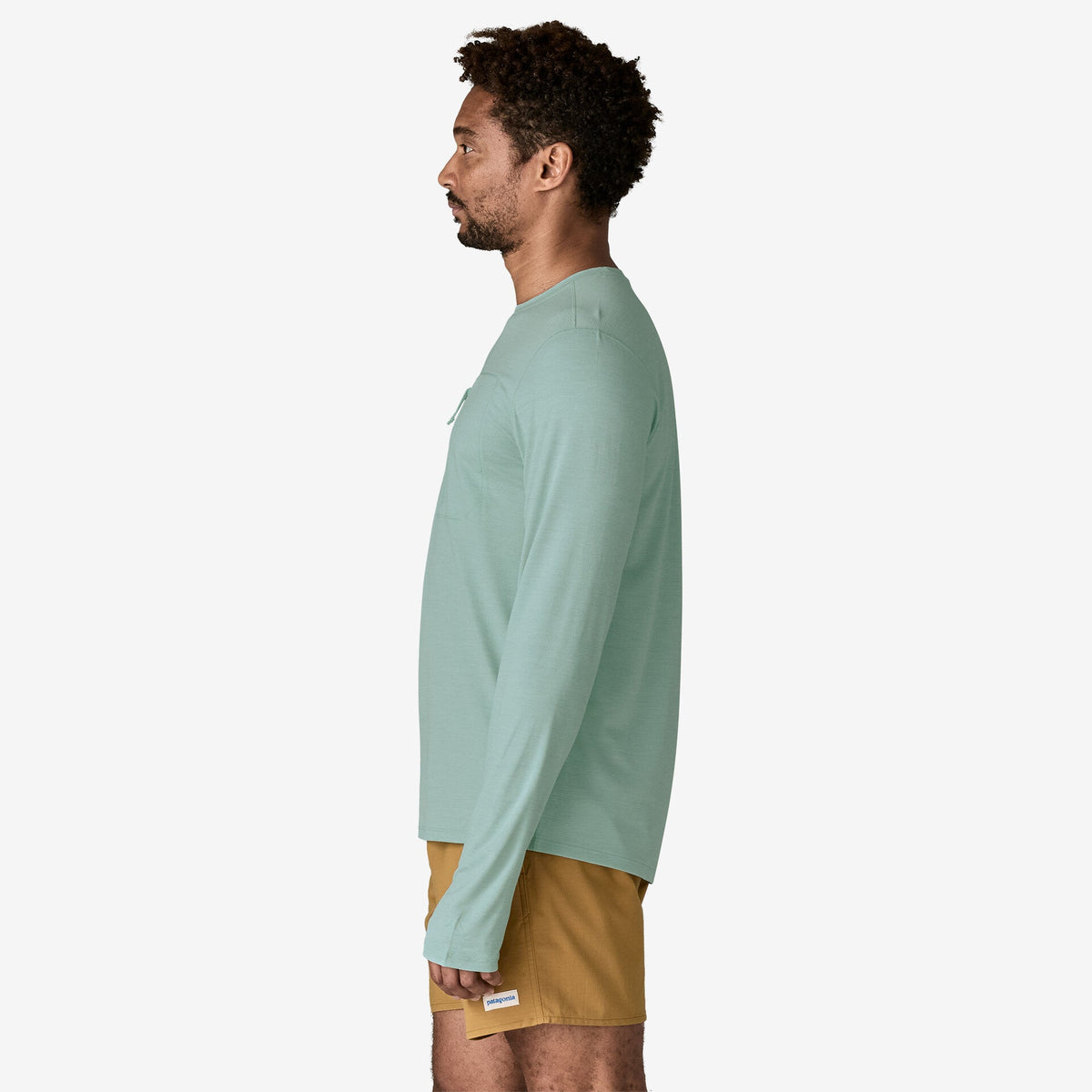 Men’s Long-Sleeved Capilene® Cool Sun Shirt - Thermal Blue - Thin Ice
