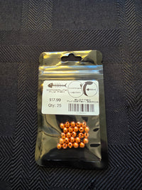 Borderline Slotted Tungsten Beads - Copper
