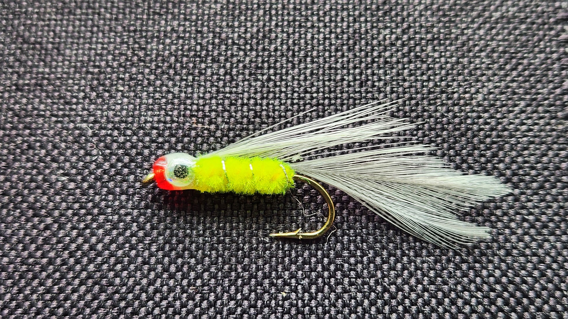 Pat Swift Flies - Epoxy Mini Gray Ghost Fluoro Yellow #10 Auckland Store Online - Sportinglife Turangi 