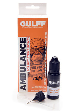 Gulff - Ambulance Orange 15ml, Biodegradable UV Resin (Hotspot Orange)