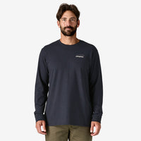 Patagonia Men's Casting Logo Responsibili-Tee Long Sleeve - Smolder Blue