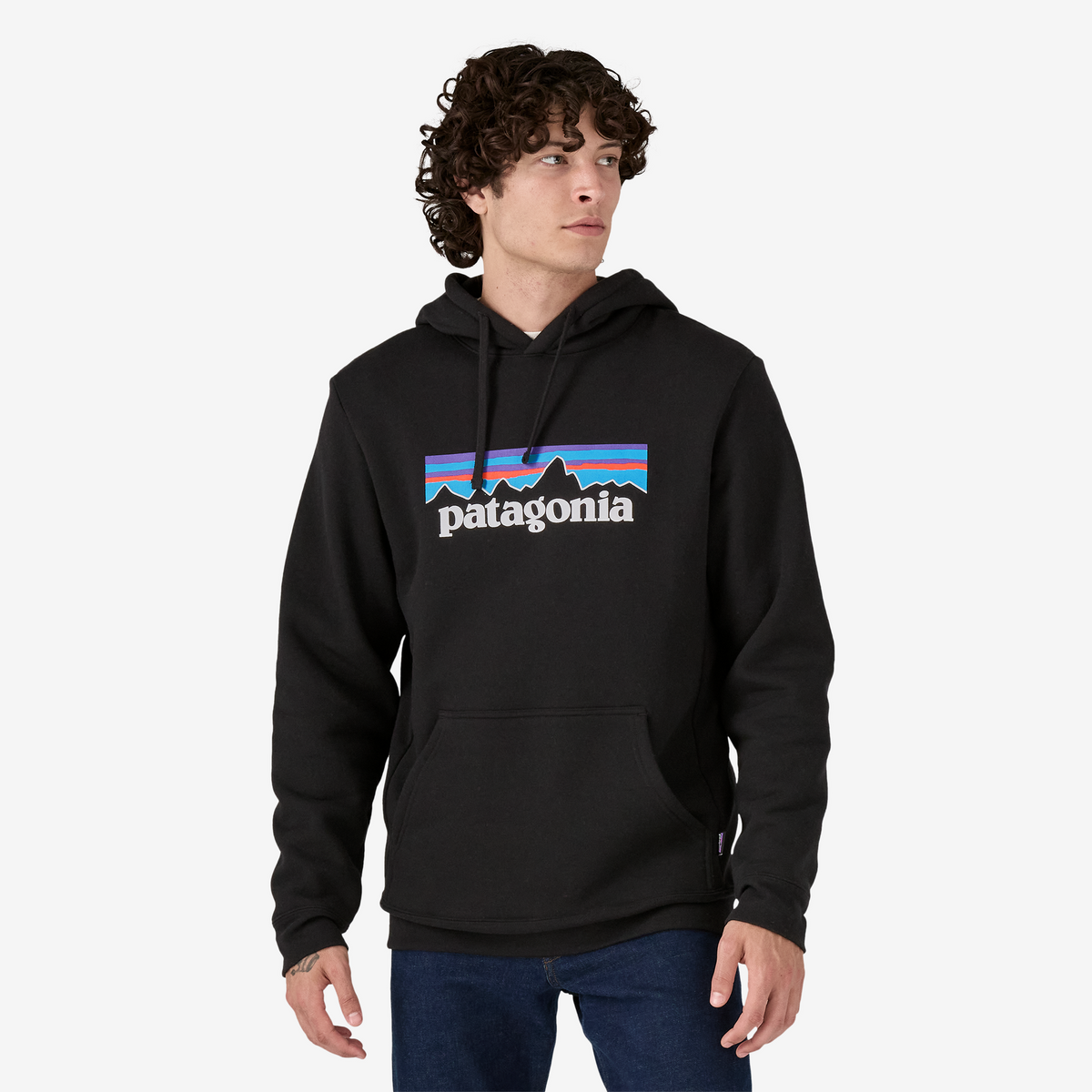 Patagonia P-6 Logo Uprisal Hoody - Black