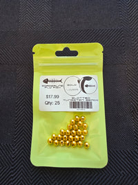 Borderline Slotted Tungsten Beads - Gold